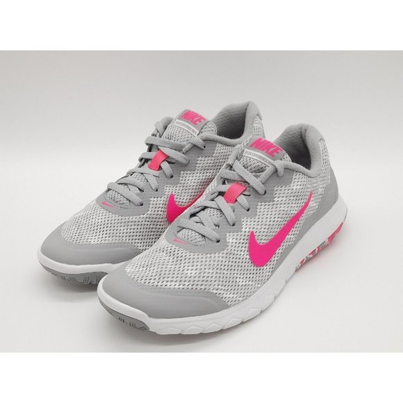 Nike Flex Experience RN4 Womens Size 6.5 Running Shoes Gray Pink 749177-102 - Picture 2 of 11